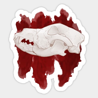 Living Skull: Red Sticker